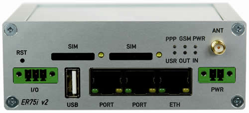 ER75i v2 Full SL SilverLine GPRS/EDGE Router